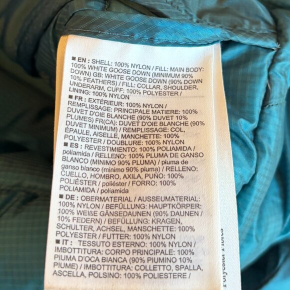 Arc'teryx men's Cerium LT Hoody jacket medium down blue puffer lightweight - Picture 9 of 13